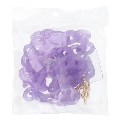 PANAMA LONG Phone lanyard, Phone pendant / cord length 80cm (40cm in the loop) / on neck - purple