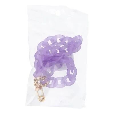 PANAMA Phone lanyard, Phone pendant / cord length 40cm (20cm in the loop) / on wrist - purple