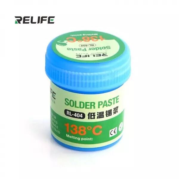 P�te � souder 138�C basse temp�rature 40g RELIFE RL-404