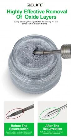 P&acirc;te de r&eacute;paration pour pointe de fer &agrave; souder RELIFE RL-461A