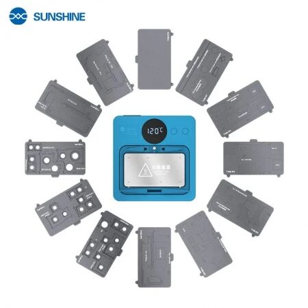 Plateforme de Chauffe Intelligente 13-en-1 pour iPhone 16 SUNSHINE SS-T12B 