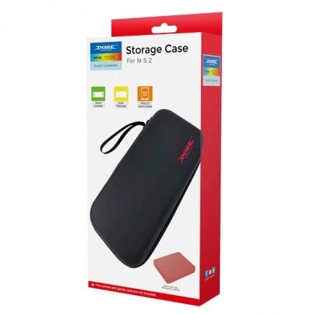Pochette de voyage (rangement) pour Nintendo Switch 2 DOBE TNS-3173 noir (Boite/blister)
