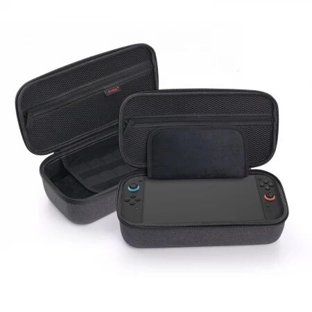 Pochette de voyage (rangement) pour Nintendo Switch 2 DOBE TNS-3176 gris foncé (Boite/blister)