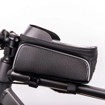 Pochette pour v&eacute;lo &eacute;tanche avec porte-t&eacute;l&eacute;phone int&eacute;gr&eacute; noir