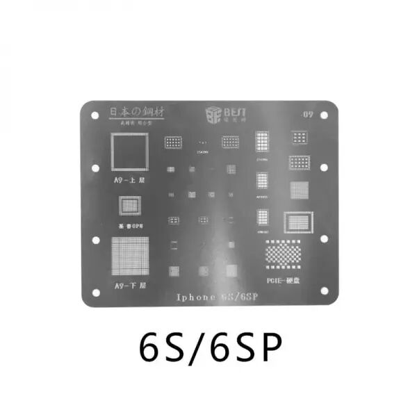 Pochoir de rebillage pour iPhone 6S/iphone 6s plus BEST silver/argent