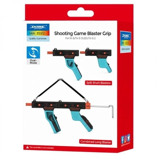 Poign�e de tir pour Joy-Con Nintendo Switch / Switch OLED / Switch 2 DOBE TNS-5175 noir