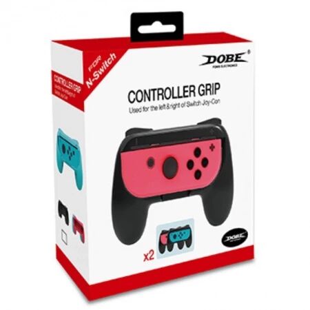 Poignée pour manette de Nintendo Switch OLED DOBE TNS-851B noir (lot de 2) (Boite/blister) noir