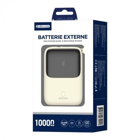 Power Bank (Batterie Externe) 10000mAh 22.5W JELLICO ZP1 jaune