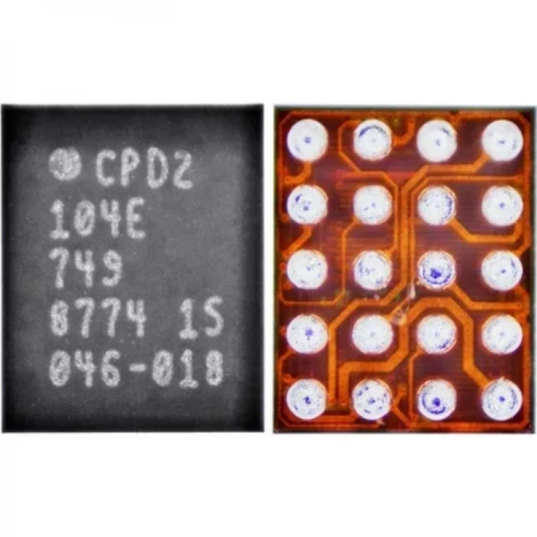 Puce IC Charge USB-PD U6200 CPD2 iPhone 8/8 Plus/X/XR/XS/XS Max/11/11 Pro/11 Pro Max (lot de 3pcs)