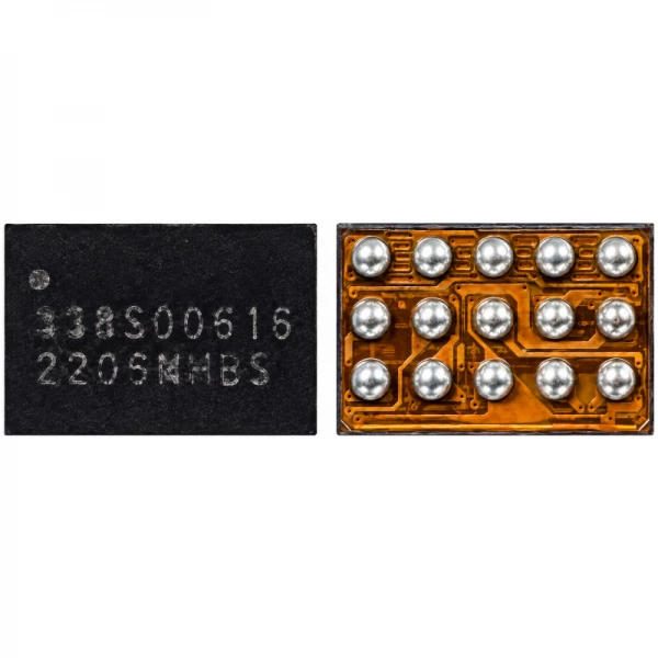 Puce IC R�tro�clairage 338S00616 iPhone 12/12 Mini/12 Pro/12 Pro Max/13/13 Mini/13 Pro/13 Pro Max/14/14 Plus/14 Pro/14 Pro Max/15/15 Plus/15 Pro/15 Pro Max/16/16 Plus/16 Pro/16e/16 Pro Max (lot de 3pcs)