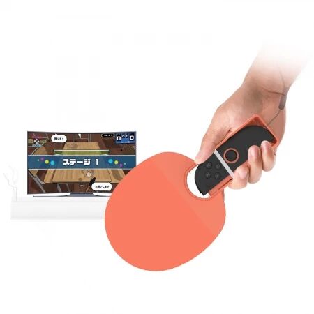 Raquettes de tennis de ping pong pour Nintendo Switch 2 DOBE TNS-5135 (lot de 2) (Boite/blister) orange/bleu