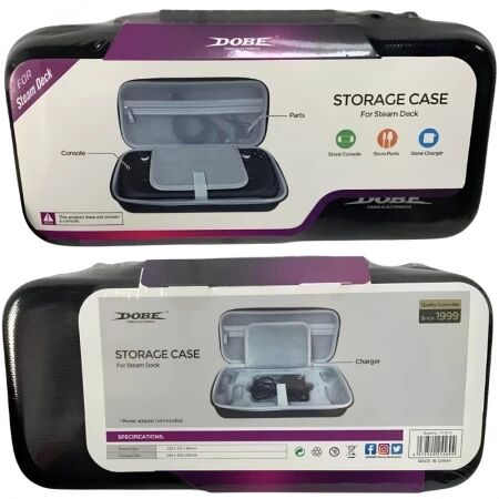 Sac de rangement pour Steam Deck DOBE TY-2816 (Boite/blister) noir