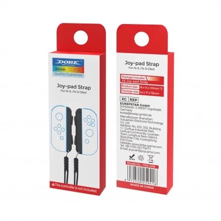 Sangles pour manettes de Nintendo Switch DOBE TNS-5118 (lot de 2) (Boite/blister) noir