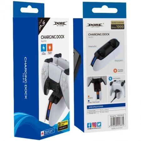 Station de charge pour 2 manettes PlayStation 5 / PS5 DOBE TP5-05103 (Boite/blister)
