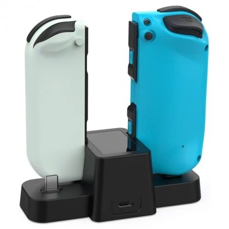 Station de charge pour 2 manettes Type-C Joy-Pad pour Nintendo Switch Oled DOBE TNS-1181 (Boite/blister) noir