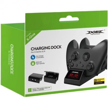 Station de charge pour 2 manettes Xbox Serie One DOBE TYX-1817X (Boite/blister) noir