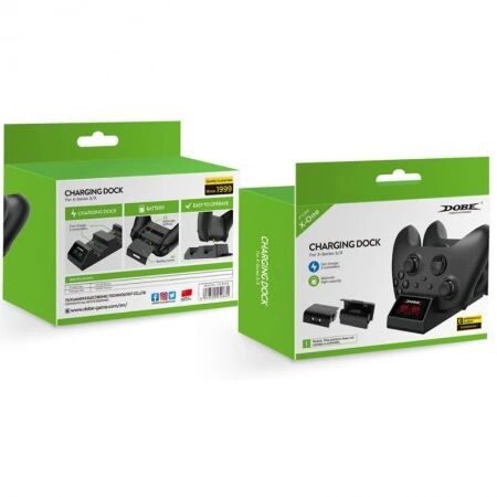 Station de charge pour 2 manettes Xbox Serie One DOBE TYX-1817X (Boite/blister) noir