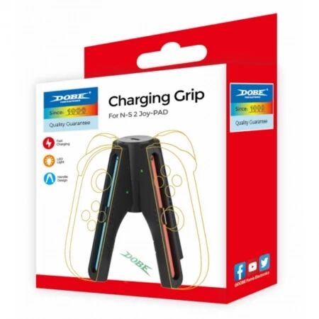 Station de charge pour 4 controleurs Joy-Con Nintendo Switch 2 DOBE TNS-3156 (Boite/blister) noir