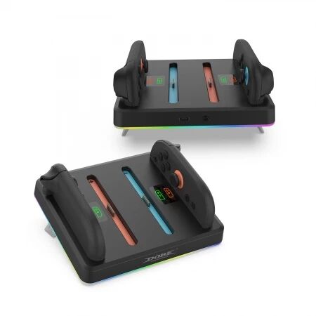 Station de charge pour 4 controleurs Joy-Con Nintendo Switch 2 DOBE TNS-3160 (Boite/blister) noir