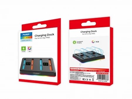 Station de charge pour 4 controleurs Joy-Con Nintendo Switch 2 DOBE TNS-3160 (Boite/blister) noir