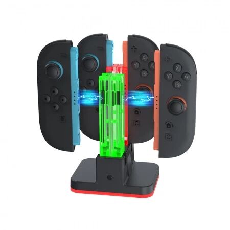 Station de charge pour 4 manettes Joy-Con Nintendo Switch / Nintendo Switch 2 DOBE TNS-5125 noir