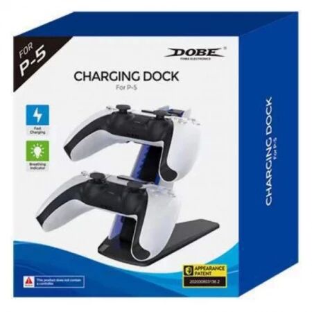 Station de charge pour manette PlayStation 5 / PS5 DOBE TP5-0585S (Boite/blister)