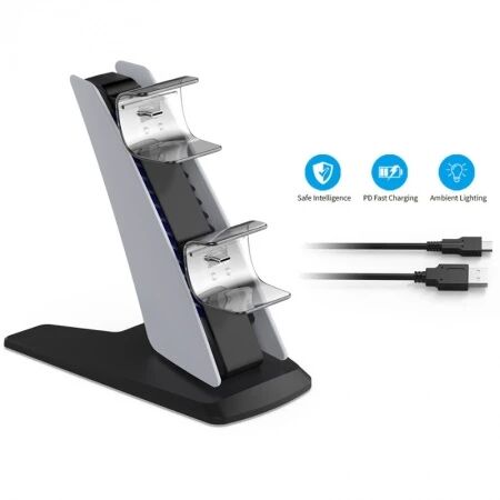 Station de charge pour manette PlayStation 5 / PS5 DOBE TP5-0585S (Boite/blister)