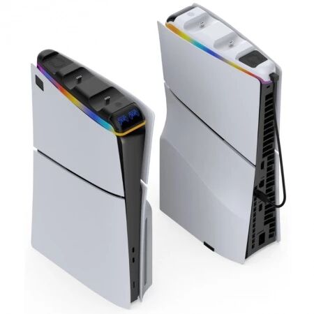 Station de charge pour manette PlayStation 5 / PS5 Slim DOBE TP5-3597 (Boite/blister) noir