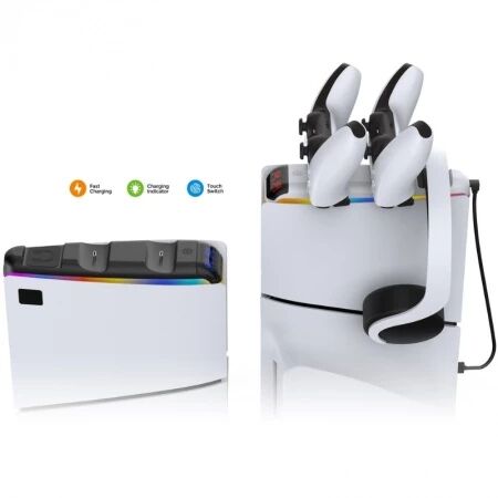 Station de charge pour manette PlayStation 5 / PS5 Slim DOBE TP5-3597 (Boite/blister) noir