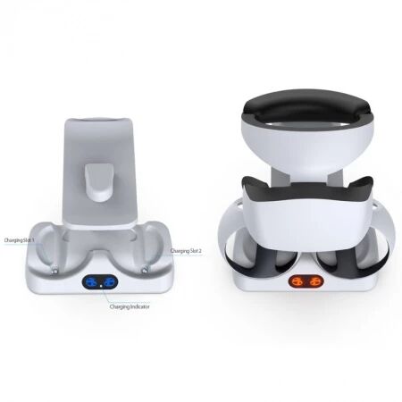 Station de charge pour manettes et casque PlayStation VR 2 / PS VR2 DOBE TP5-2515 (Boite/blister) blanc