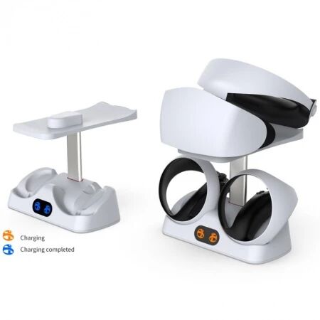 Station de charge pour manettes et casque PlayStation VR 2 / PS VR2 DOBE TP5-2515 (Boite/blister) blanc