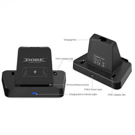 Station de charge pour portable PlayStation Portal DOBE TP5-3553 (Boite/blister) noir
