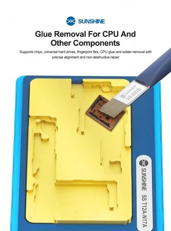 Station de chauffe pour carte m&egrave;re s&eacute;rie iPhone 17 SUNSHINE SS-T12A-N17A