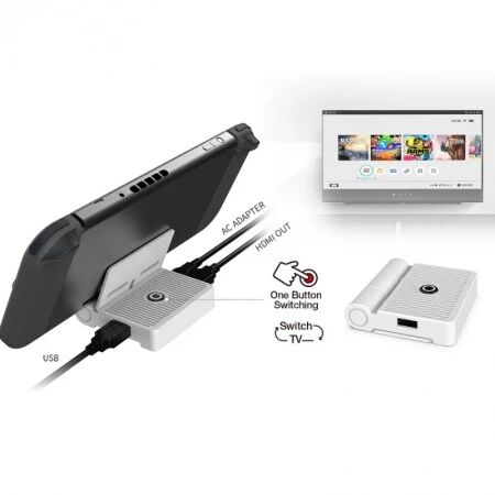 Station de conversion HDMI pour Nintendo Switch à un écran TV DOBE TNS-19305 (Boite/blister) noir