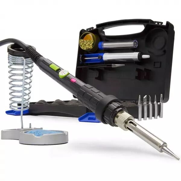 Station de reprise d\'air chaud portative avec fer � souder et ensemble d\'outils de soudure Tool Kit YIHUA 8858-I & 947-III