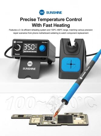 Station de soudage num&eacute;rique haute pr&eacute;cision SUNSHINE T12 ULTRA