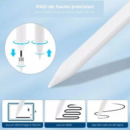 Stylet smartphones et tablettes JELLICO T1 blanc