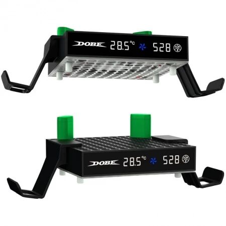 Support, station de charge et ventilateur de refroidissement pour Xbox Serie S / Serie X avec fonction de controle de température intelligente DOBE TYX-3606 (Boite/blister) noir