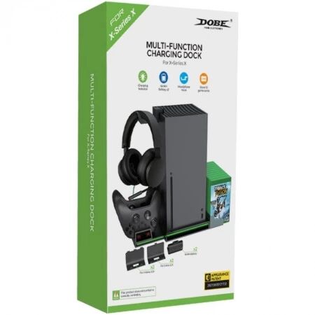 Support, station de charge multifonction pour Xbox Series X / Series One DOBE TYX-1622 (Boite/blister) noir
