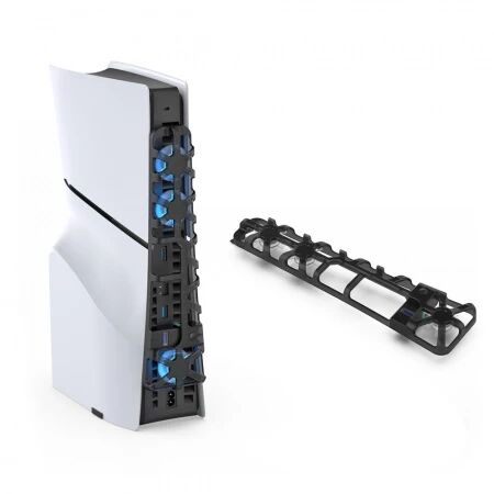 Support, station multifonction de refroidissement, de charge mannette et rangement jeux pour PlayStation 5 / PS5 / PS5 Slim / PS5 Pro DOBE TP5-3537B / TP5-3537D / TP5-0593 (Boite/blister)