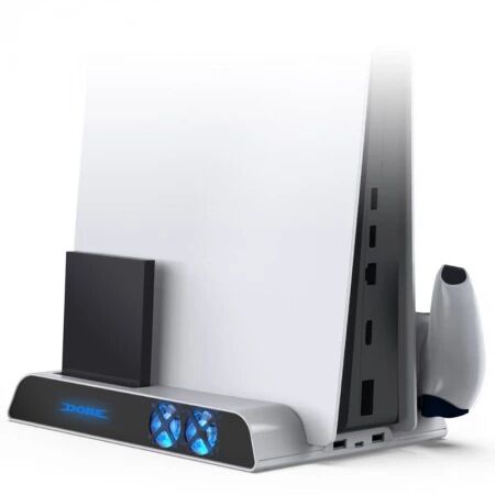 Support, station multifonction de refroidissement, de charge mannette pour PlayStation 5 / PS5 DOBE TP5-0599 (Boite/blister)