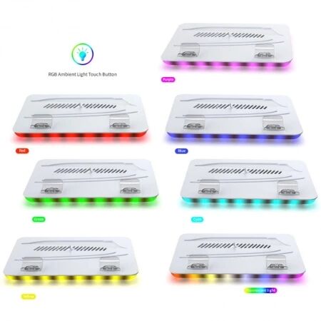 Support, station multifonction de refroidissement avec charge de 2 manettes pour PlayStation 5 / PS5 DOBE TP5-35103 (Boite/blister) blanc