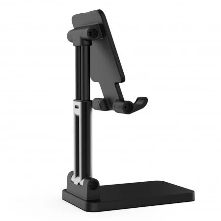 Support d\'ordinateur de bureau plat &agrave; double axe smartphone JELLICO PH22 noir