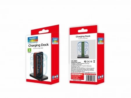 Support de charge 4 controleurs manettes Joy-Con pour Nintendo Switch 2 DOBE TNS-3171 (Boite/blister) noir