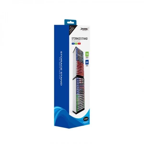 Support de rangement 36 niveaux pour boite de jeux PlayStation 5 / PS5 DOBE TP5-0519 (Boite/blister) blanc