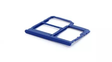 Support dual sim et carte SD pour SAMSUNG A405 Galaxy A40 bleu