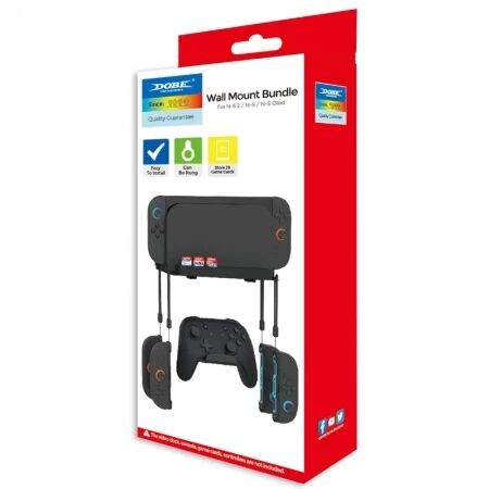 Support mural pour base de Nintendo Switch 2/N-S DOBE TNS-31113 (Boite/blister) noir