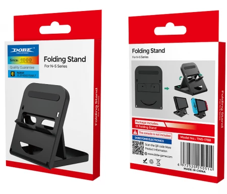 Support pliant pour Nintendo Switch DOBE TNS-1788 noir (Boite/blister)