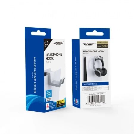 Support pour casque sur PlayStation 5 / PS5 DOBE TP5-0595 (Boite/blister) blanc