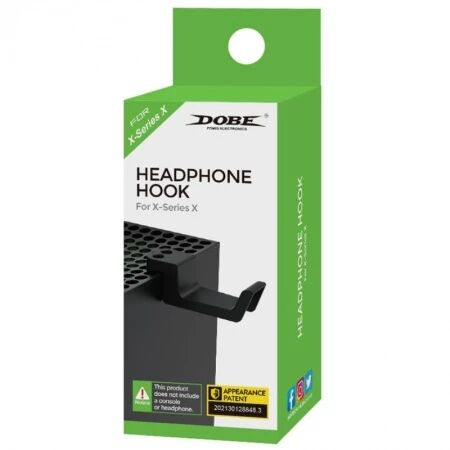Support pour casque sur Xbox Series X DOBE TYX-0674 (Boite/blister) noir